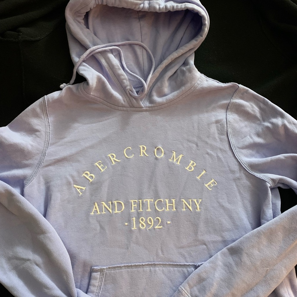 Womens Abercrombie hoodie. Lavender. Size M. Like new!